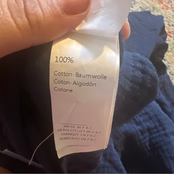 Cupshe romper coverup navy blue size L NWT - Picture 6 of 7